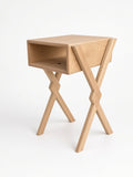 Reclaimed End Table — Cross Leg