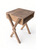 Reclaimed End Table — A-Frame