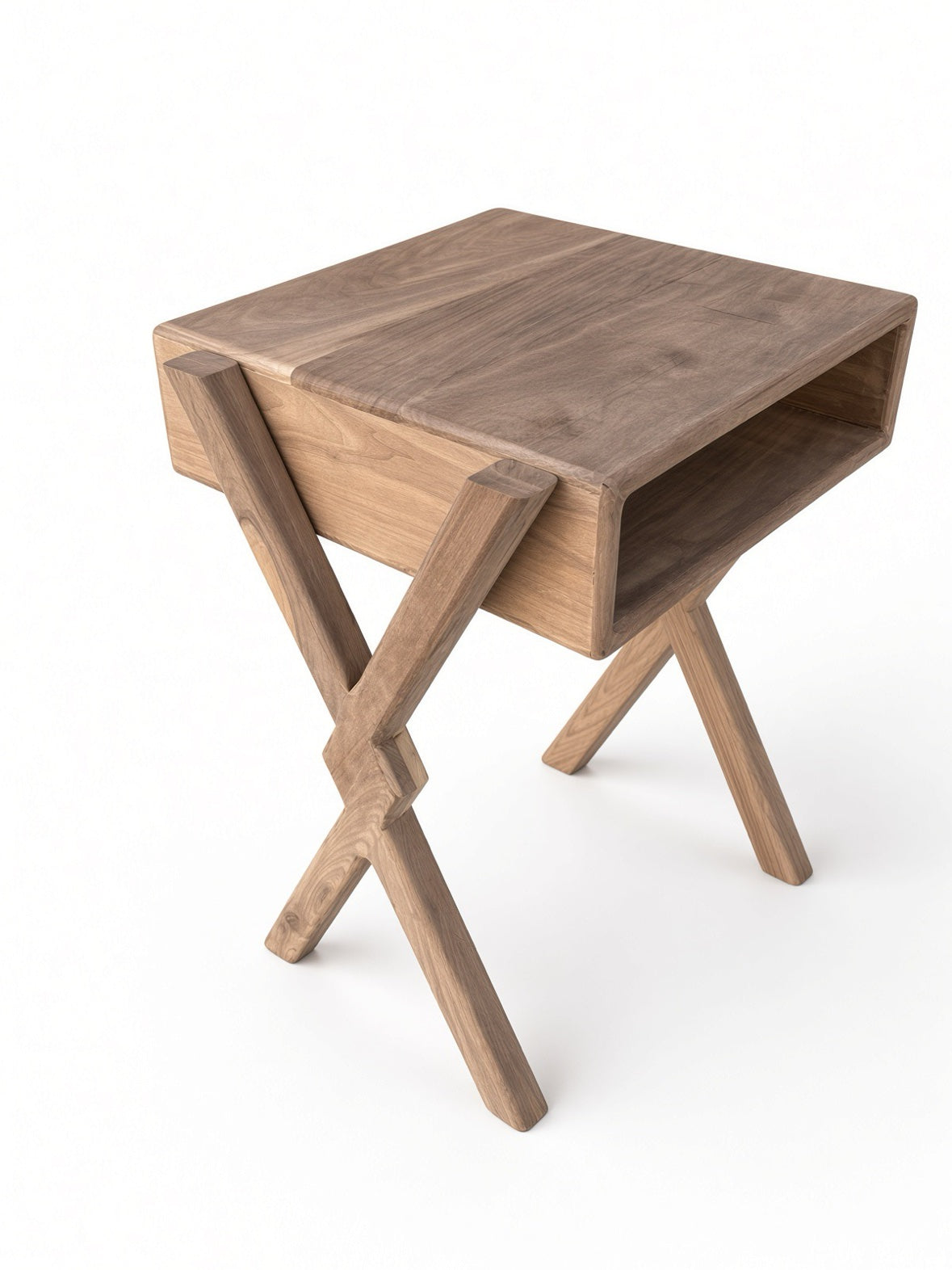 Reclaimed End Table — A-Frame