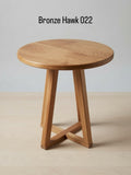 Reclaimed Round Stool — Bronze Hawk 022